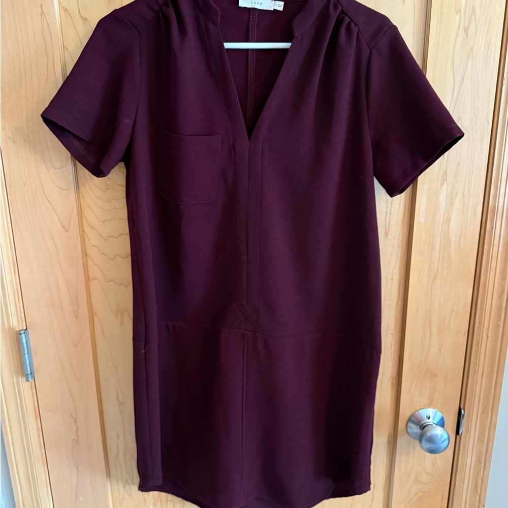 Elegant Burgundy Women's Top